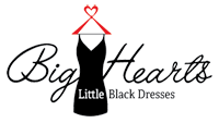 logo big hearts little black dresses